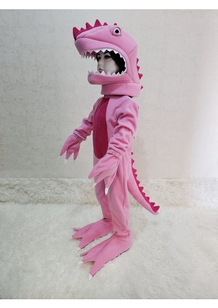 T-Rex Dinozor Kostümü Pembe