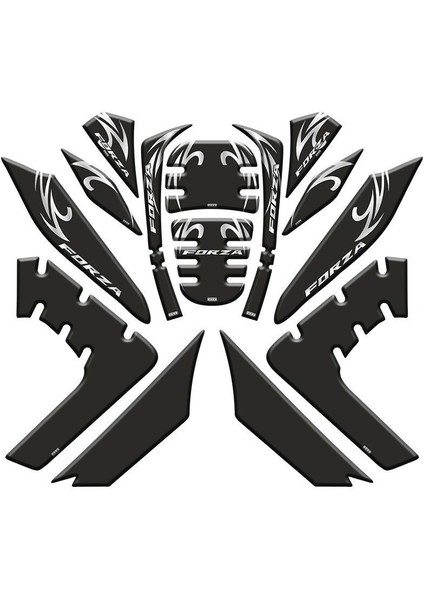 Gogo Honda Forza (2021-2024) Tank Pad Set 006