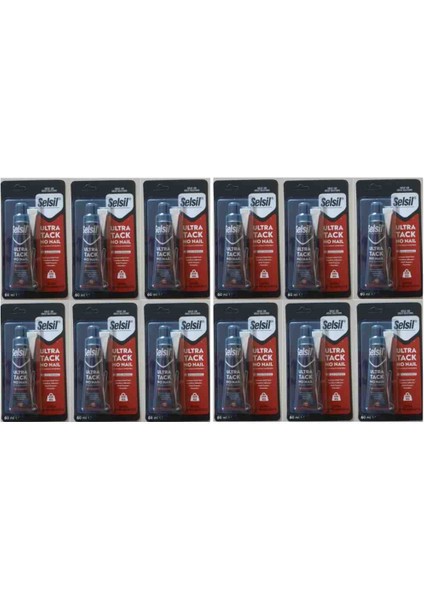 Ultra Tack No Naıl Güçlü Montaj Yapıştırıcı 12X60 ml