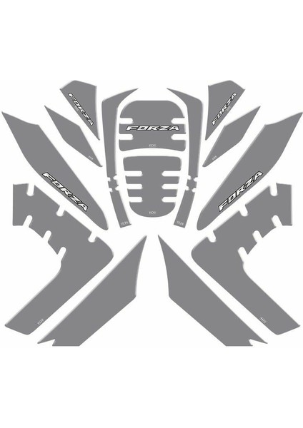 Gogo Honda Forza (2021-2024) Tank Pad Set 011