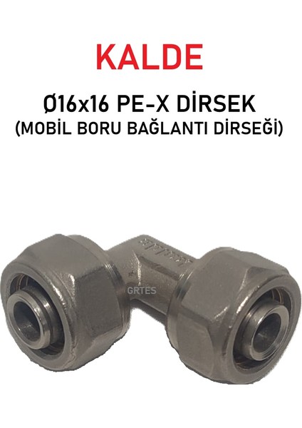 Ø16X16" Sabit Uçlu Pex Dirsek (Mobil Boru Bağlantı Dirseği)