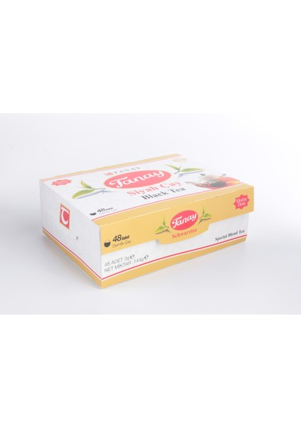 Demlik Poşet Çay 3 gr x 48 Li 144 gr Yaprak Çayı Siyah ithal Süzen Black Tea fiyatları