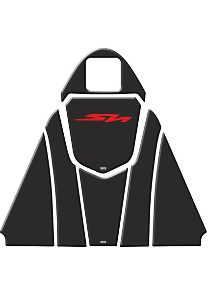 Gogo Honda Sh 125 Tank Pad Set 002 Siyah/kırmızı