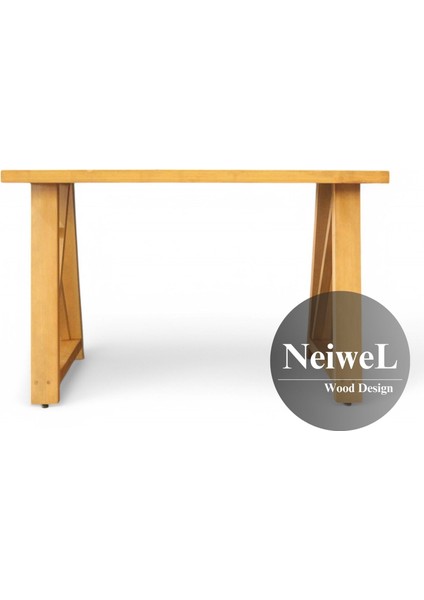 Bues Doğal Ahşap Toplantı MASASI-80 cm -120 cm fırsatları