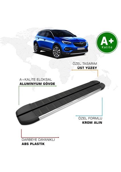Opel Grandland x Yan Basamak 2017 – 2024 Model S-Line