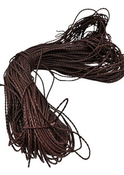 Çanta Aksesuar Deri Tüp Örgü 3 mm 1 Metre Koyu Kahve renk fiyatları