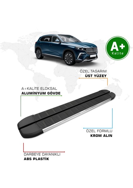 Togg T10X Yan Basamak 2023 Model ve Sonrası S-Line