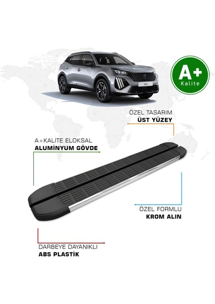Peugeot 2008 Yan Basamak 2020 Model ve Sonrası S-Line