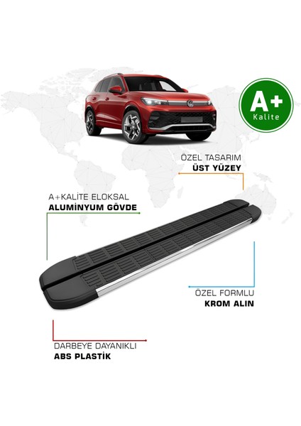 Volkswagen Tiguan Yan Basamak 2024 Model ve Sonrası S-Line