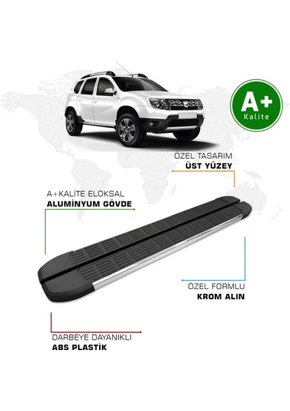 Dacia Duster Yan Basamak 2010 – 2017 Model S-Line