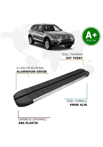 Bmw X3 F25 Yan Basamak 2010 – 2017 Model S-Line