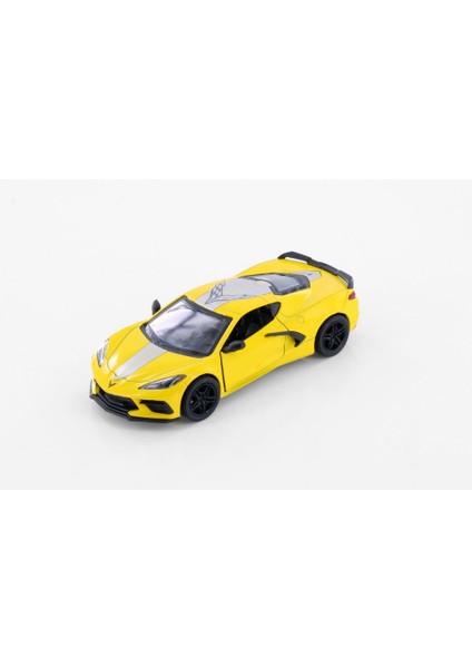 2021 Chevrolet Corvette Stingray C8 Livery Edition Diecast Car Set Sarı fiyatları
