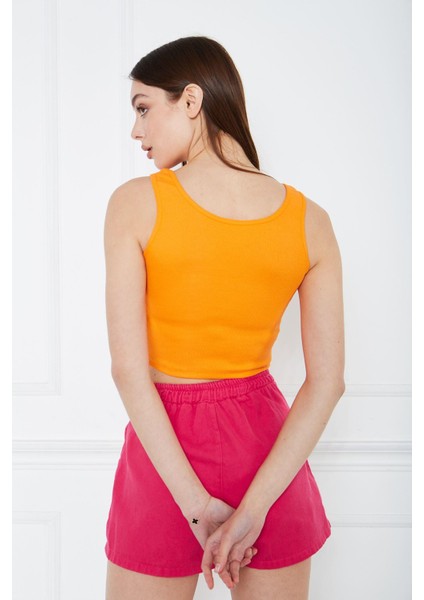 Kalın Askılı Crop Atlet fırsatları