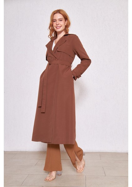 Beli Kuşaklı Trençkot