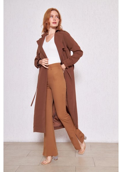 Beli Kuşaklı Trençkot modelleri