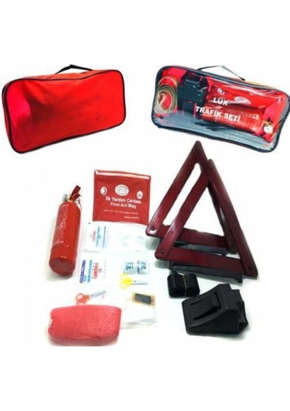Yüksek Kaliteli Trafik Seti, Araç Muayene ve İlk Yardım Çantası, Güvenli Yolculuk İçin