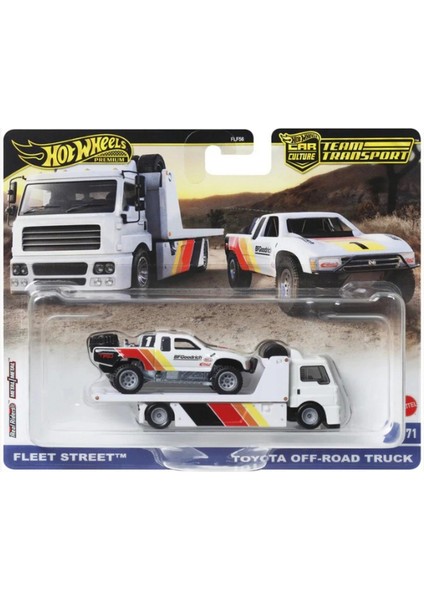 Premium Team Transport Toyota Off-Road Truck ve Taşıyıcı Kamyon Seti HRV39 1:64 Ölçek