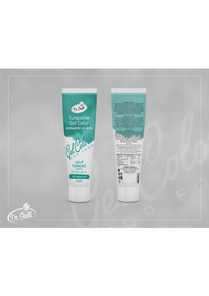 250gr Tüp Jel Gıda Boyası Turkuaz