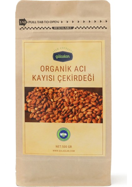 Gülaslan Organik Acı Kayısı Çekirdeği