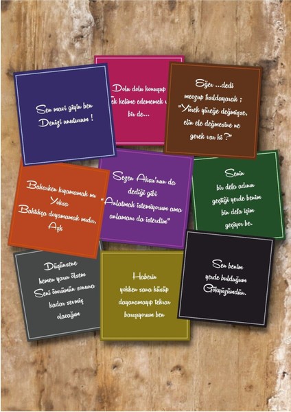 Sevgiliye Açılmak Ya Da Platonik Gizli Aşk Postu Atmak Için Karşılıksız Aşk Mesaj Kartları PAK1D fiyatları