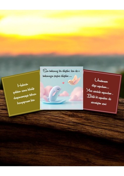 Sevgiliye Açılmak Ya Da Platonik Gizli Aşk Postu Atmak Için Karşılıksız Aşk Mesaj Kartları PAK1D indirimleri