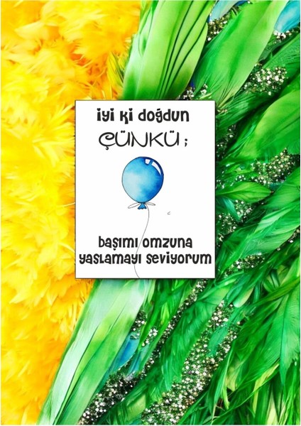 12 Adet "iyi Ki Doğdun Çünkü" Unutulmaz Güncel Aşk Sözlü Kartlar Sevgiliye Hediye Kartı SSÇ01C