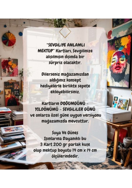 Sevgiliye Lüks Mühürlü Zarfta Aşk Mektubu Anlamlı, Romantik Hediye Kartları Aşk Kartpostal 1MKTP1F indirimleri