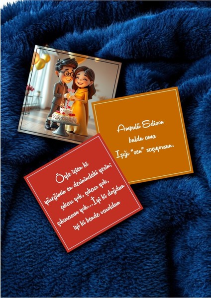 Sevgiliye Doğum Günü Hediye Kartları Rengarenk Motto Kartı Post Atmak Için Notlar Kartpostal V2HPMK2