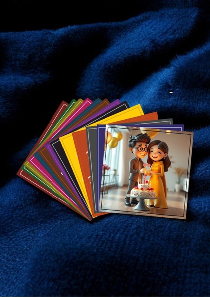 Sevgiliye Doğum Günü Hediye Kartları Rengarenk Motto Kartı Post Atmak Için Notlar Kartpostal V2HPMK2 modelleri