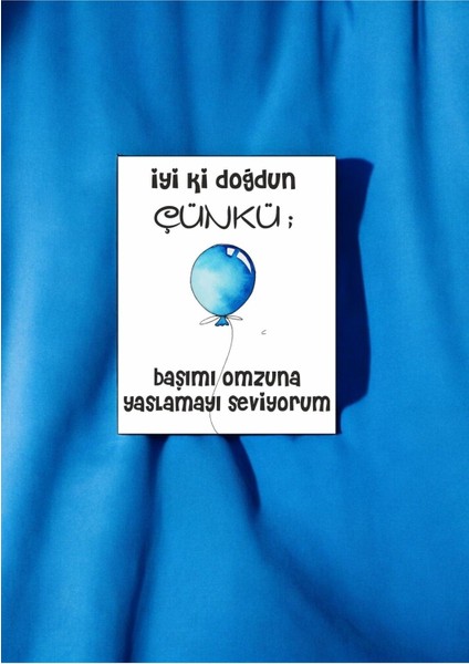 12 Adet "iyi Ki Doğdun Çünkü" Romantik Güncel Aşk Sözlü Kartlar Sevgiliye Hediye Kartı İDÇ01A