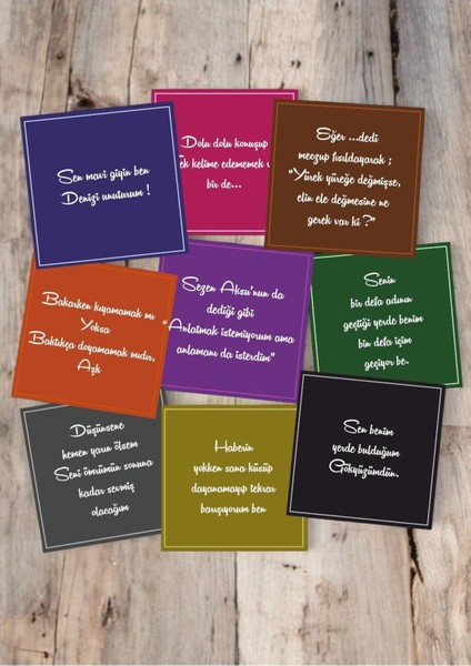 Sevgiliye Açılmak Ya Da Platonik Gizli Aşk Postu Atmak Için Karşılıksız Aşk Mesaj Kartları PAK1C fiyatları