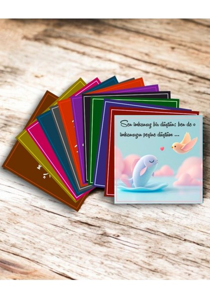 Sevgiliye Açılmak Ya Da Platonik Gizli Aşk Postu Atmak Için Karşılıksız Aşk Mesaj Kartları PAK1C fırsatları