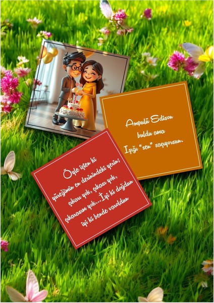 Sevgiliye Doğum Günü Hediye Kartları Rengarenk Motto Kartı Post Atmak Için Notlar Kartpostal V2HPMK4 fırsatları