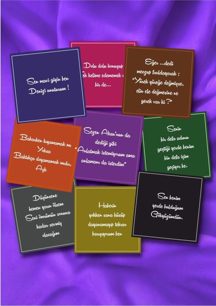 Sevgiliye Açılmak Ya Da Post Atmak Için Platonik Gizli Aşk ve Karşılıksız Aşk Mesaj Kartları PAK1B fiyatları