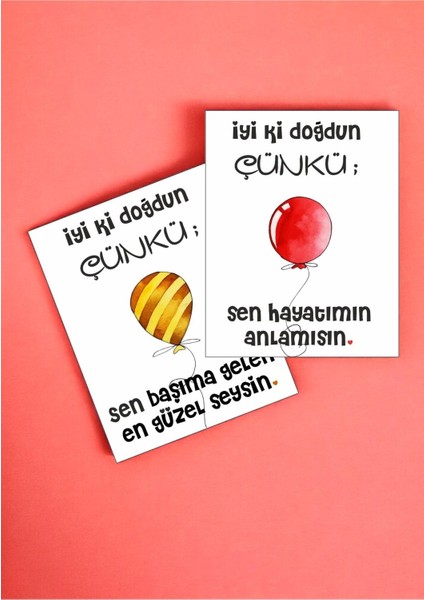 12 Adet "iyi Ki Doğdun Çünkü" Sevgiliye Sürpriz Söz Kartları Sevgiliye Doğum Günü Kartı Idç01i