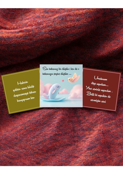 Sevgiliye Açılmak Ya Da Platonik Gizli Aşk Postu Atmak Için Karşılıksız Aşk Mesaj Kartları PAK1F fırsatları