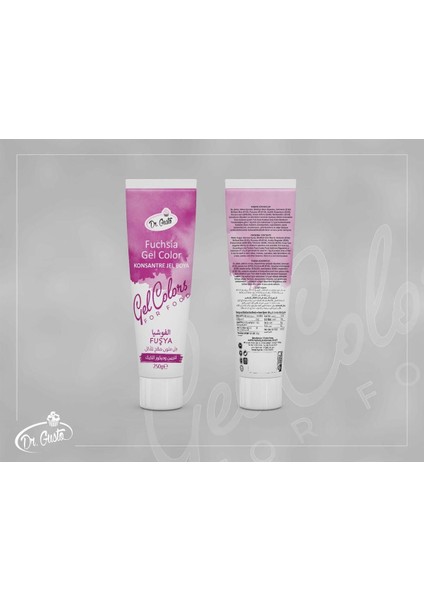 250gr Tüp Jel Gıda Boyası Fuşya