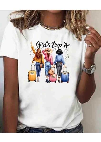 Girls Trip Özel Baskılı Oversize Tshirt