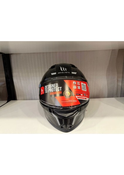 Kask mt Stınger A12 Parlak Siyah
