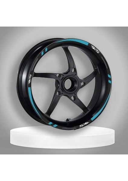 Gogo Reflektörlü Rks Jant Şeridi Mavi 009