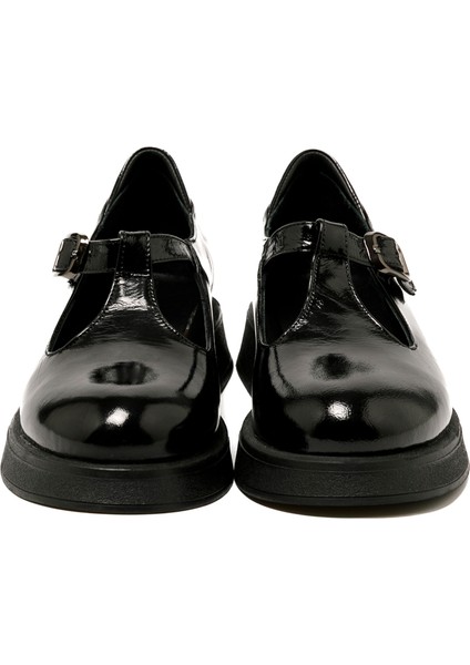 Kadın Sandalet RC-24Y-001-R33127 John May 295-SIYAH Rugan modelleri