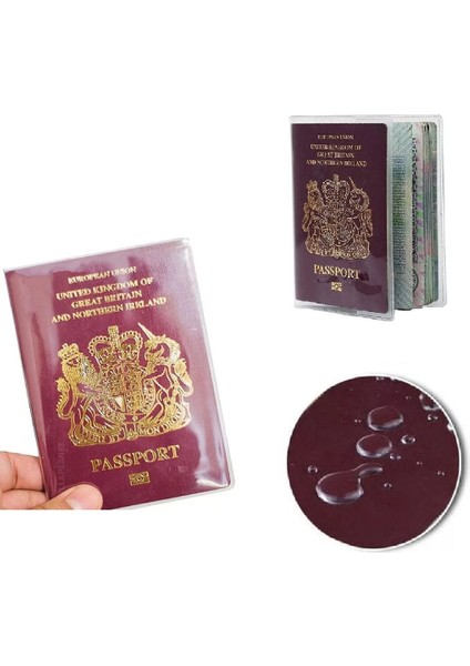 Valiz Kemeri 2 Adet + Etiket 1 Adet + Şeffaf Pasaport Kılıfı 1 Adet