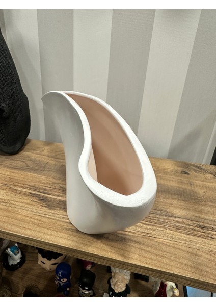 Modern Kanat Form Seramik Vazo 29 cm x 13 cm fiyatları