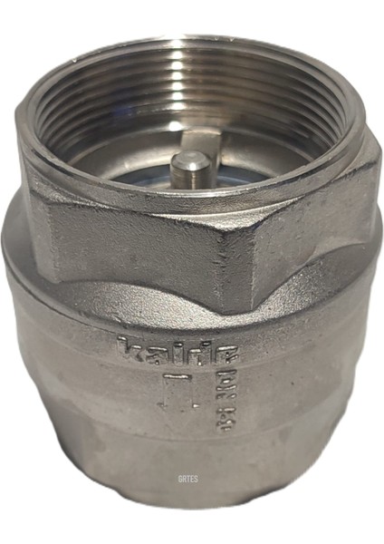 (2'li Paket) 2" DN50 Sarı/krom Dik Çekvalf - Vertical Check Valve