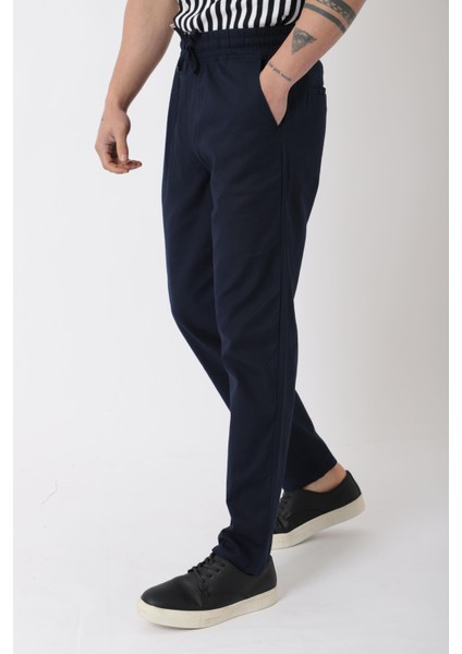 Bel Lastikli Keten Pantolon PLDP-01K_0385 fiyatları