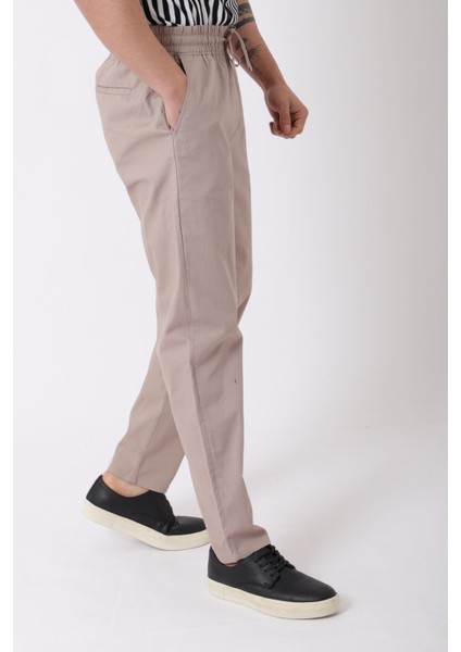 Bel Lastikli Keten Pantolon PLDP-01K_0385 fiyatları