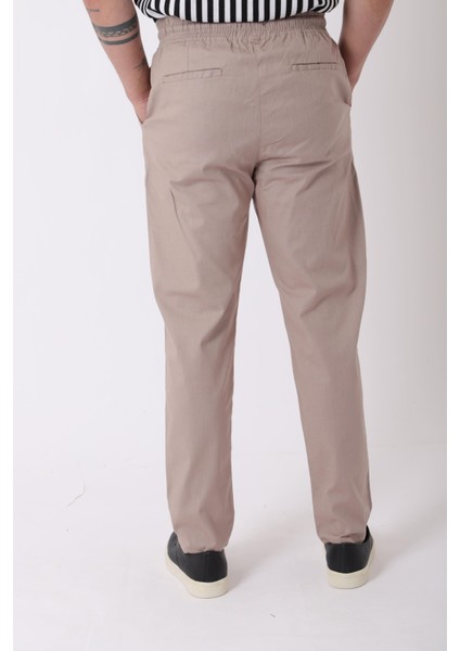Bel Lastikli Keten Pantolon PLDP-01K_0385 fırsatları