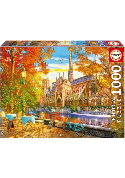 1000 Parçalık Sonbaharda Notre Dame Manzarası Puzzle - 19936 fiyatları