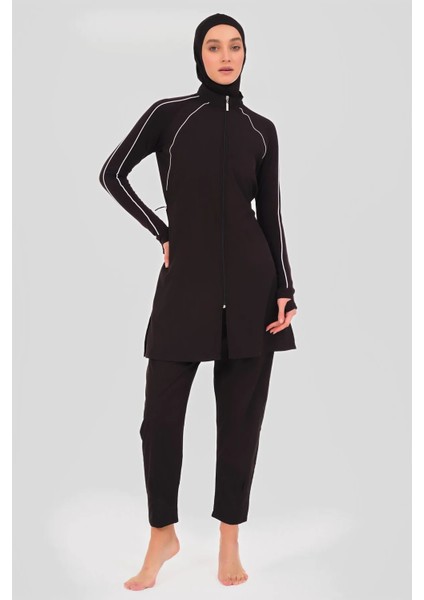 Hızlı Kuruyan Paraşüt Kumaş Kadın Tesettür Mayo 24400 modelleri