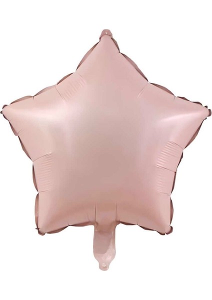 18ınc Retro Soft Pembe Yıldız Folyo Balon